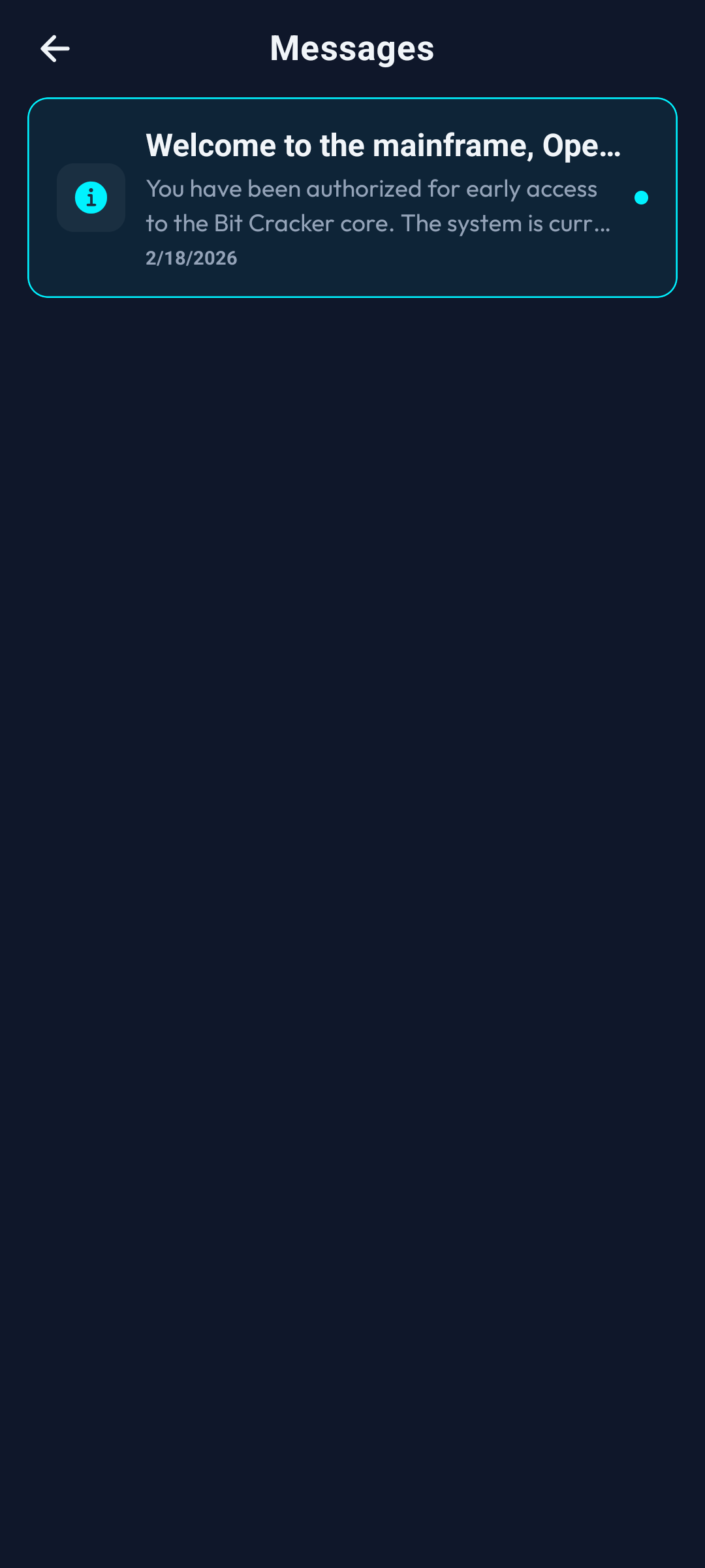 Messages List