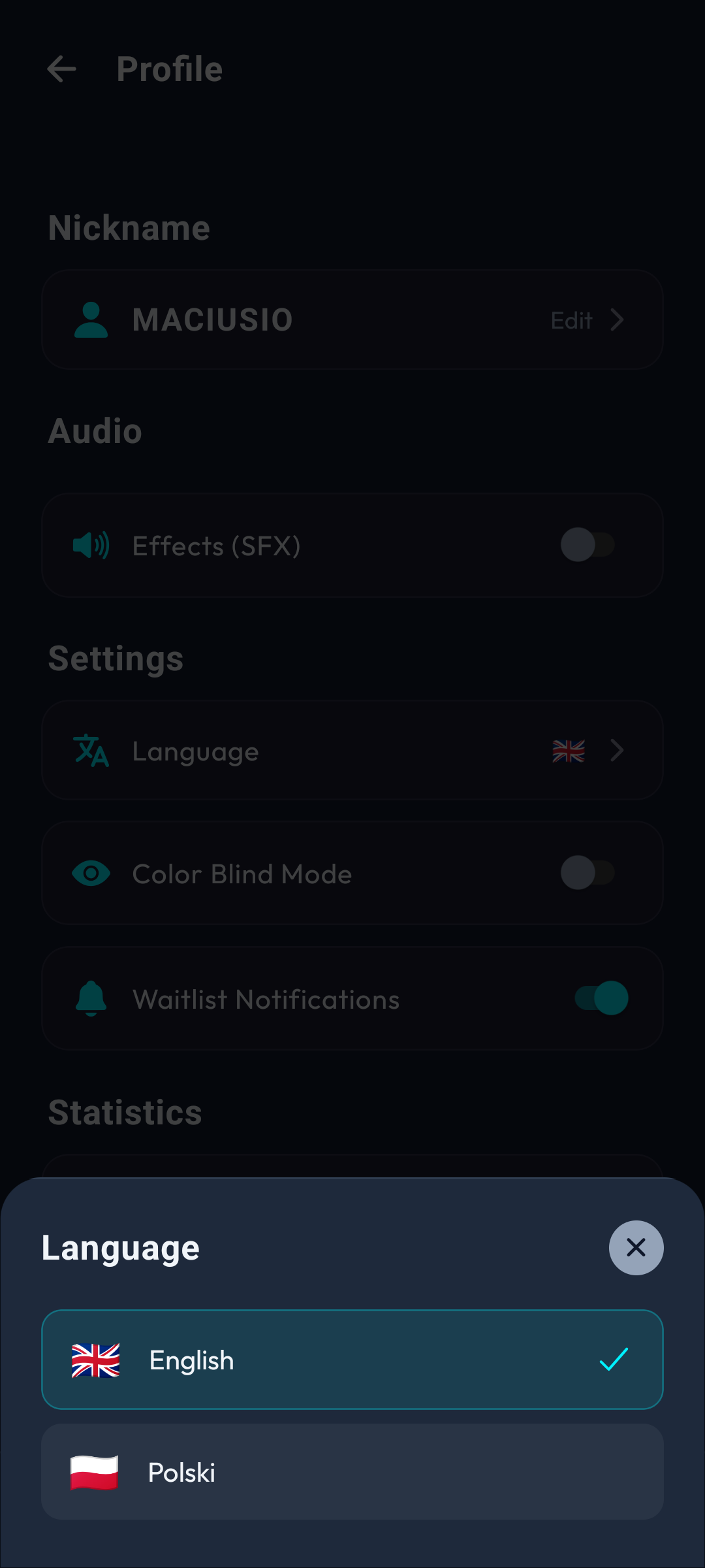 Language Select