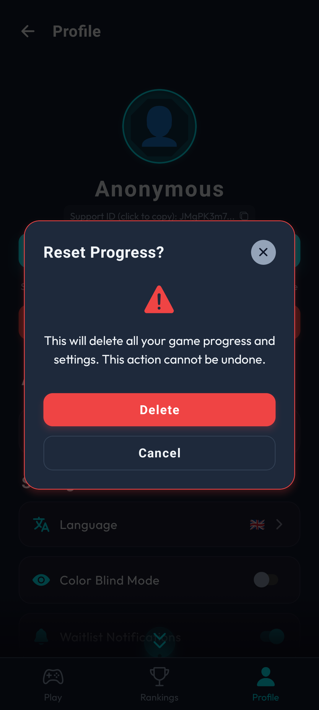Factory Reset