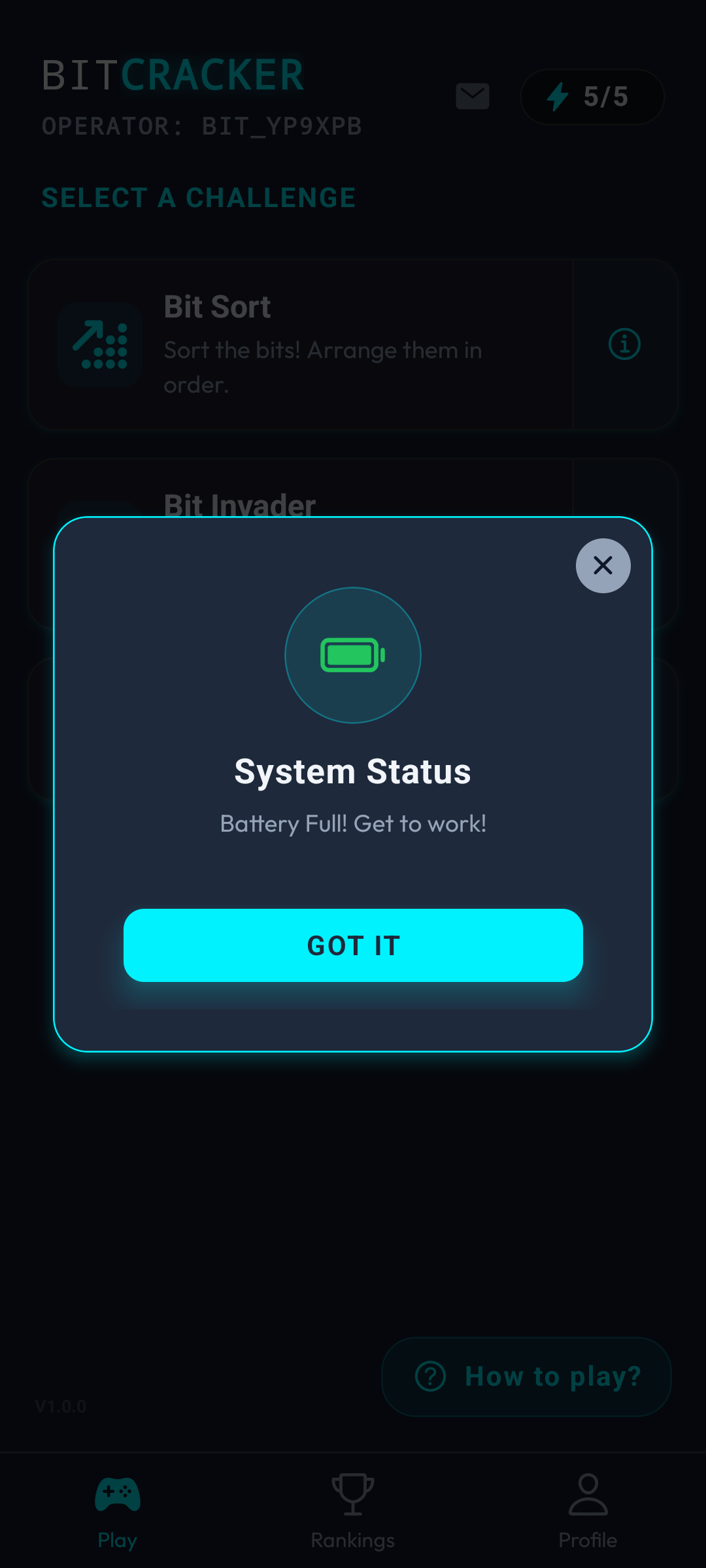 Battery Full