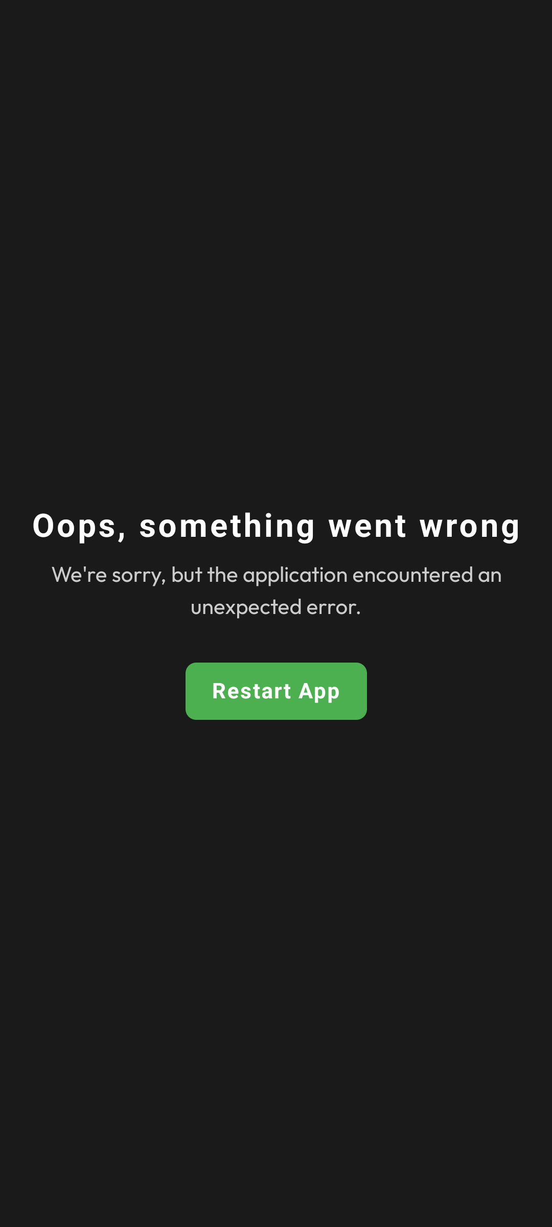 System Error